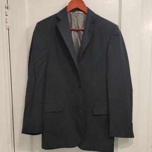 Burberry Navy 2 Button Blazer